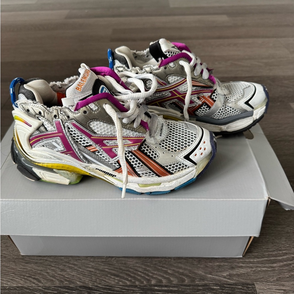 Balenciaga track 2.0 Multicolor Mesh Sneakers - Picture 2 of 5
